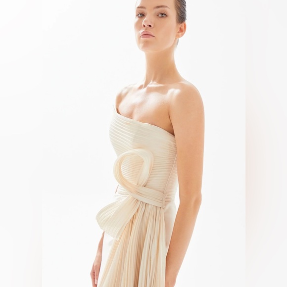 Tarik Ediz 98300 dress size 4 worn ONCE - Picture 2 of 10